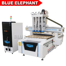 1325 Multi Spindle 4 Axis Wood CNC Router for Metal Cutting, Aluminum